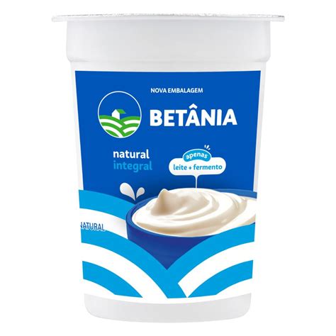 iogurte natural betania